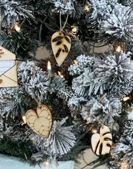 Wooden Plant Ornaments