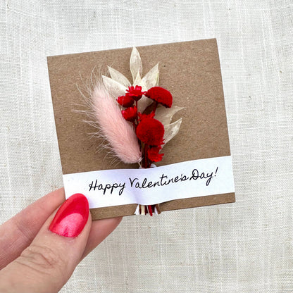 Mini Dried Floral Bouquet Card