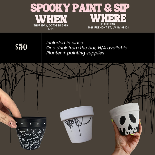 Paint and sip, 10/29