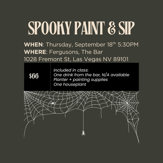 Spooky paint & sip