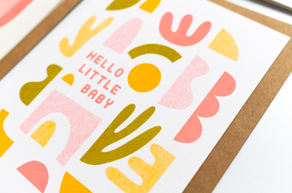 Hello Little Baby Card