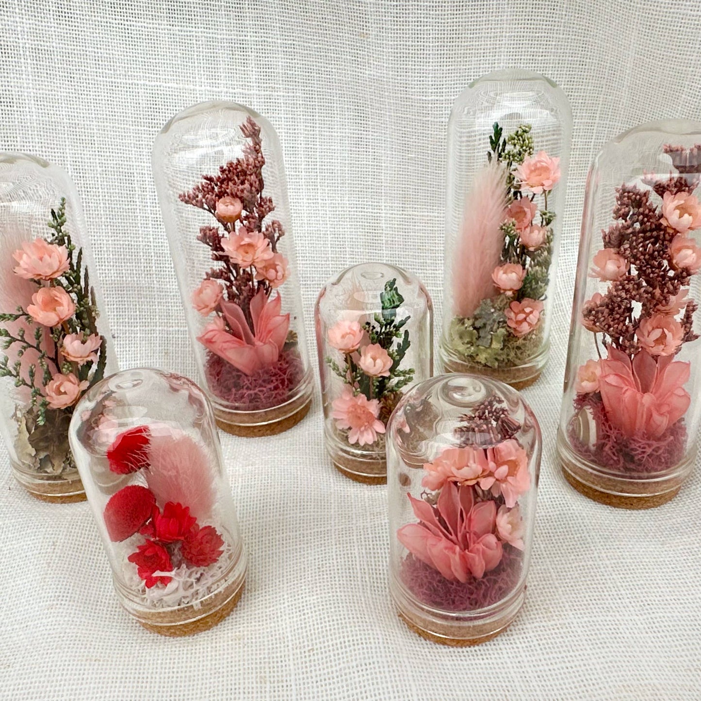 Mini Terrarium Floral Apothecary Jar
