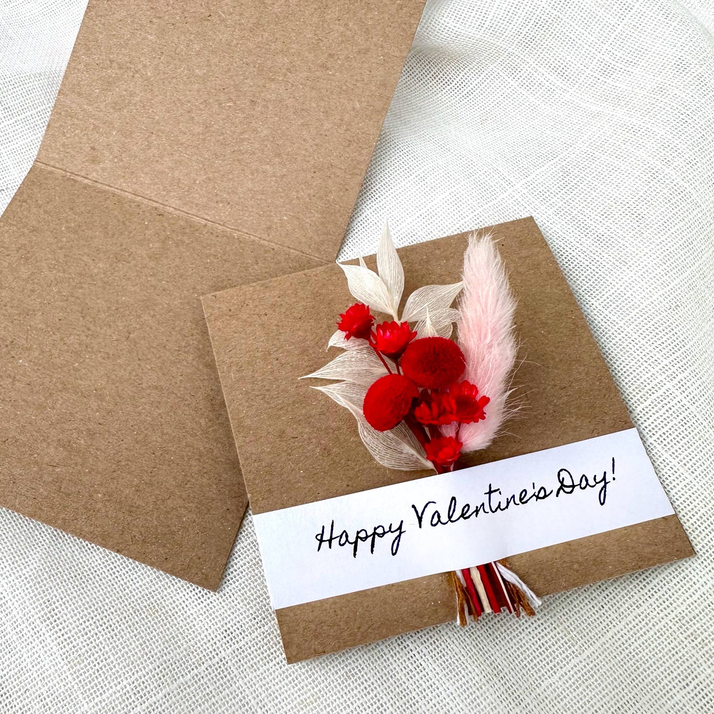 Mini Dried Floral Bouquet Card
