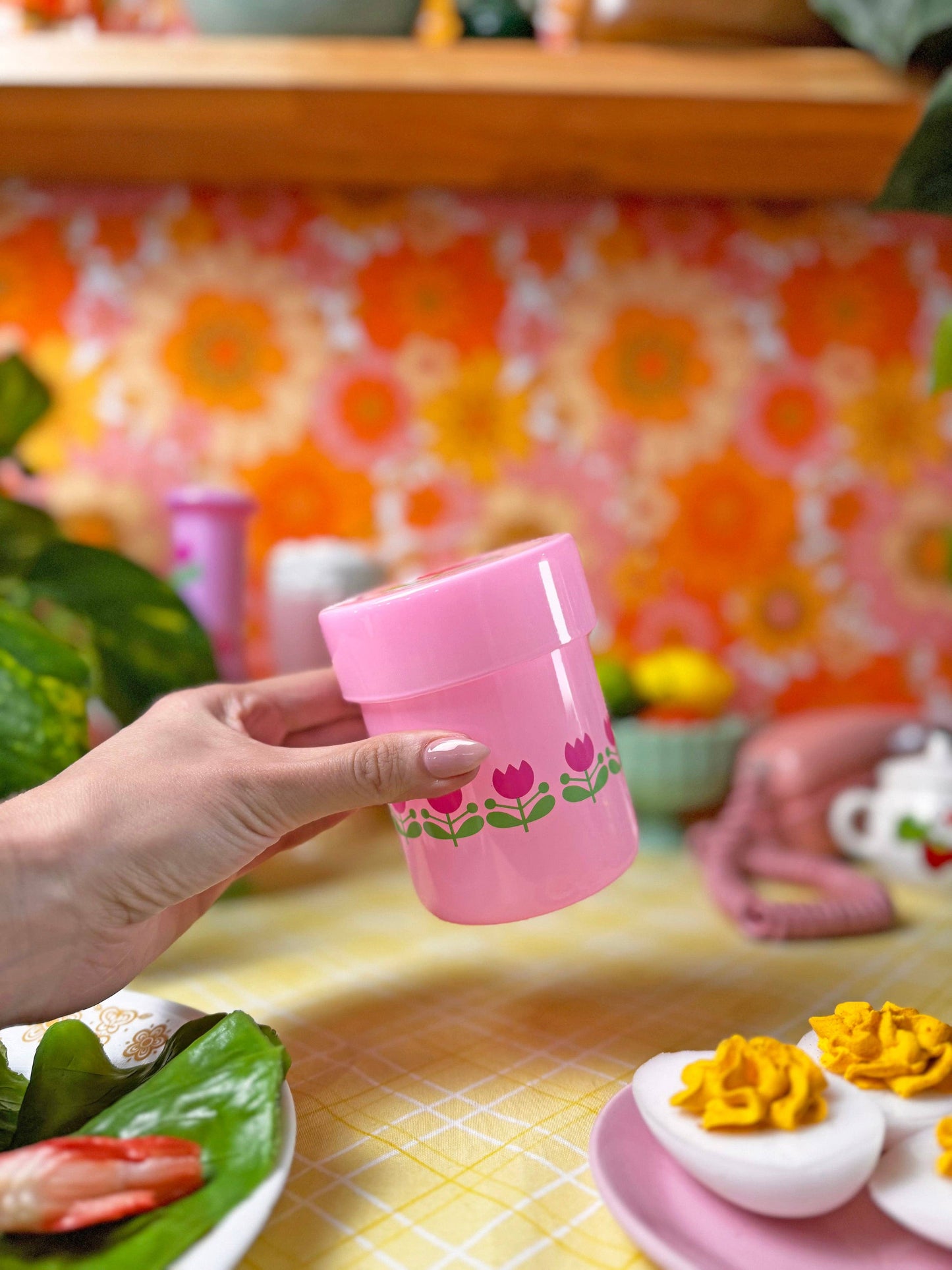 Atomic Tulip Jar