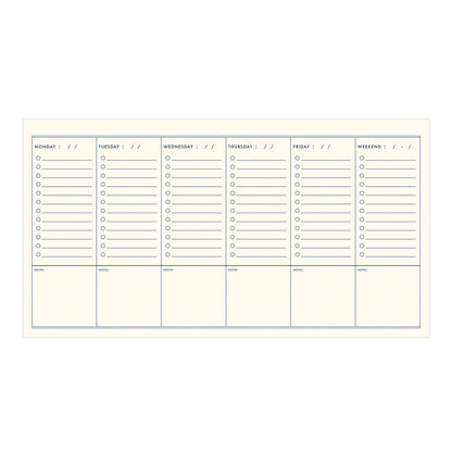 Weekly To Do Checklist Undated Weekly Planner