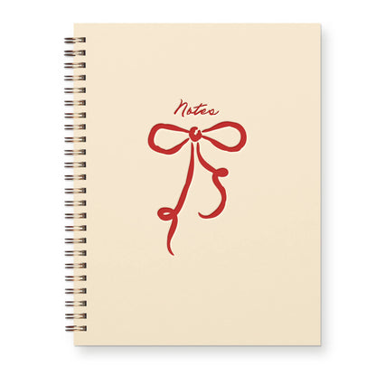 Notes Bow Journal: Lined Notebook