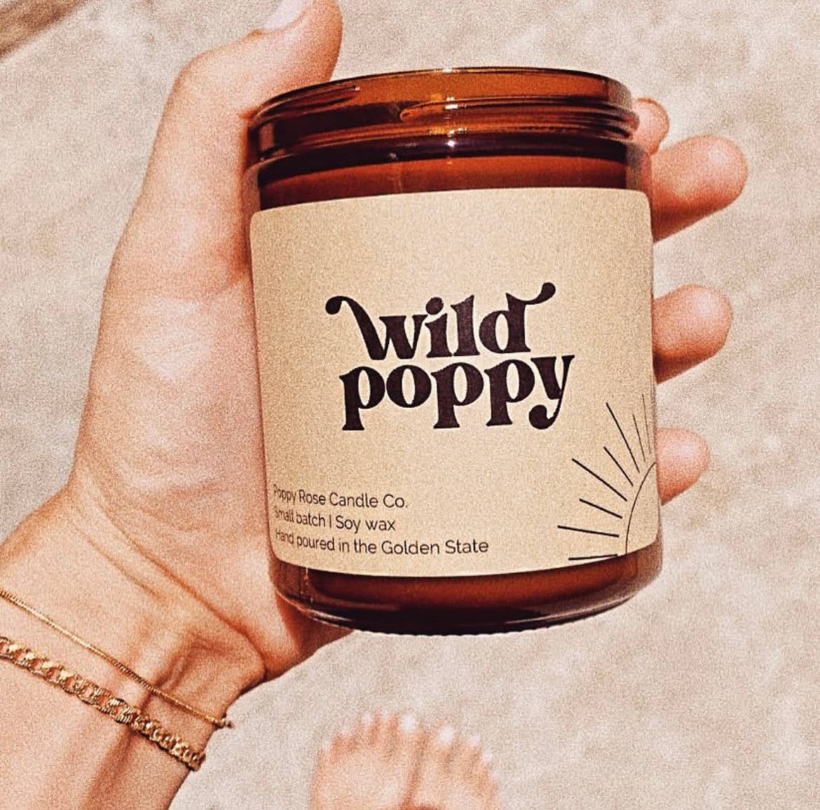 Wild Poppy Candle
