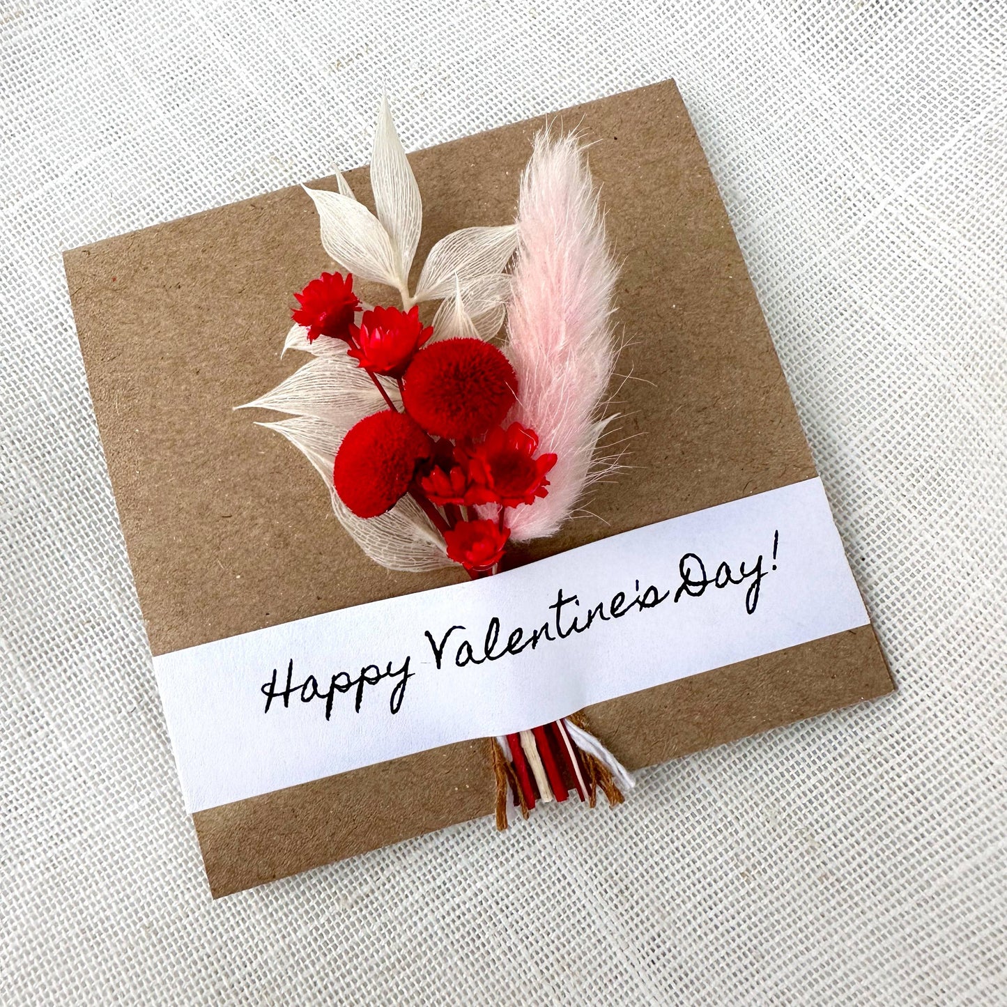 Mini Dried Floral Bouquet Card