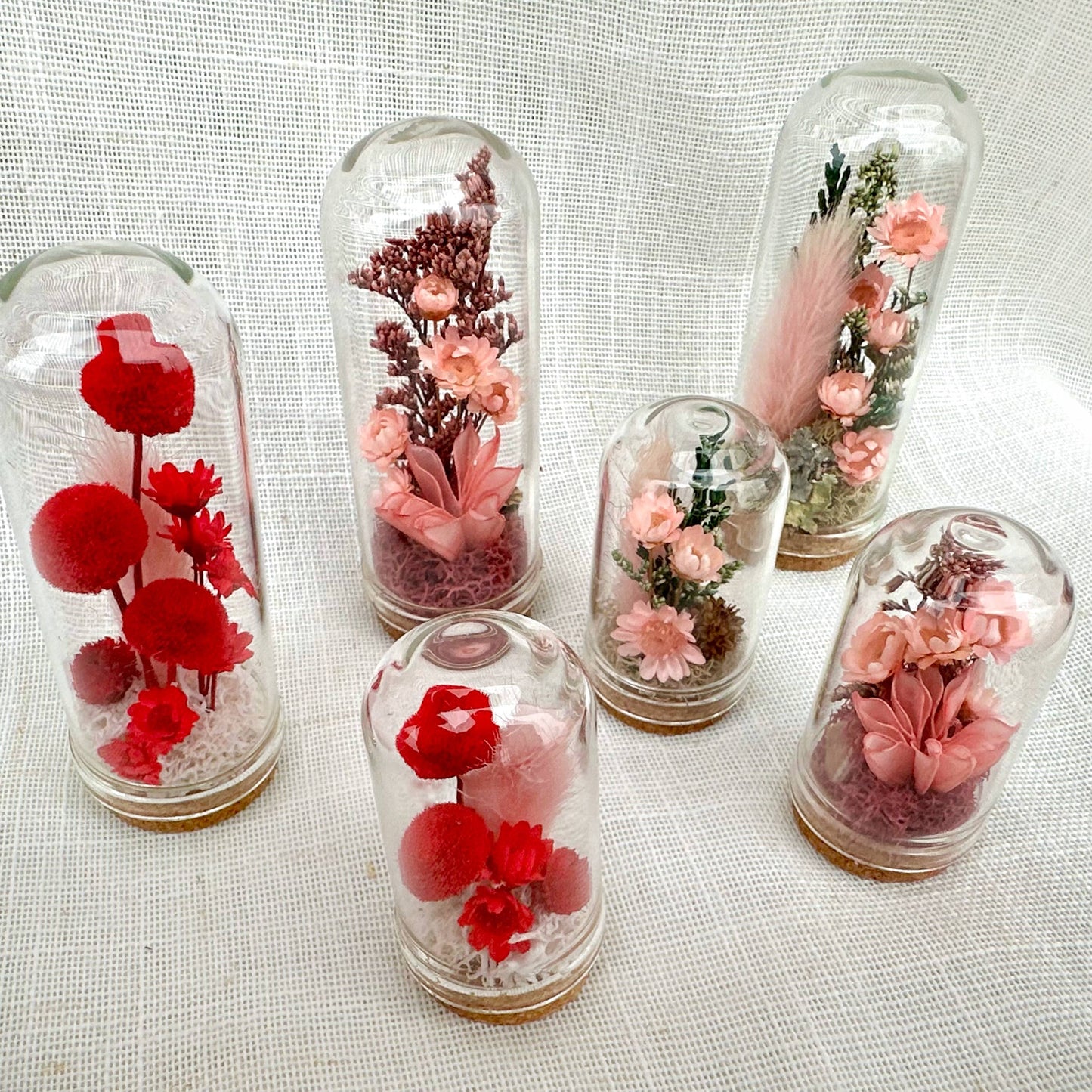 Mini Terrarium Floral Apothecary Jar