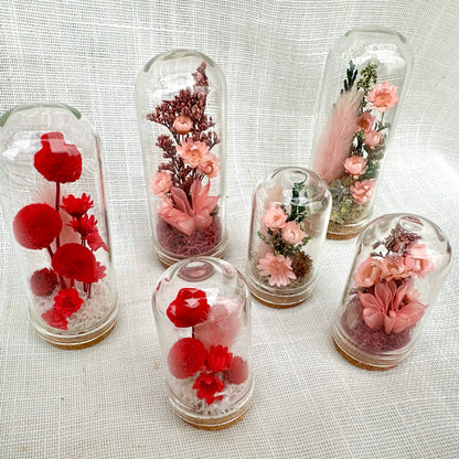 Mini Terrarium Floral Apothecary Jar