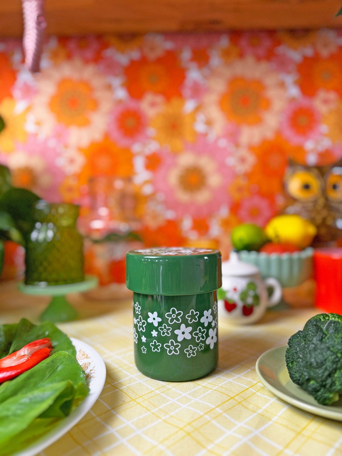 Vintage Blossom Jar