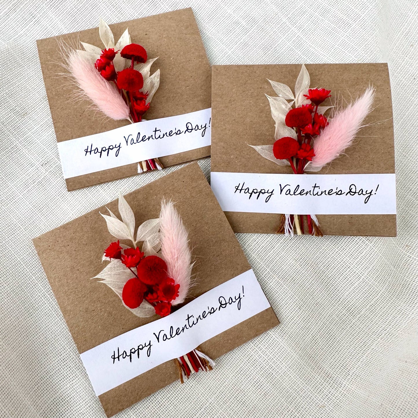 Mini Dried Floral Bouquet Card