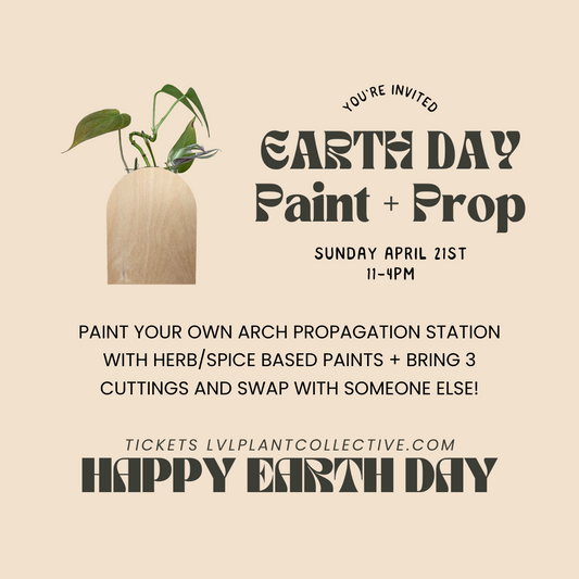 Earth day prop + paint