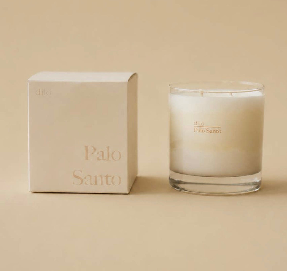 Palo santo candle