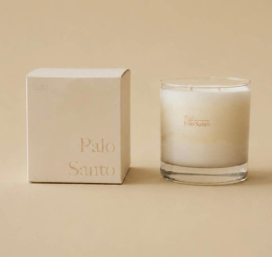 Palo santo candle