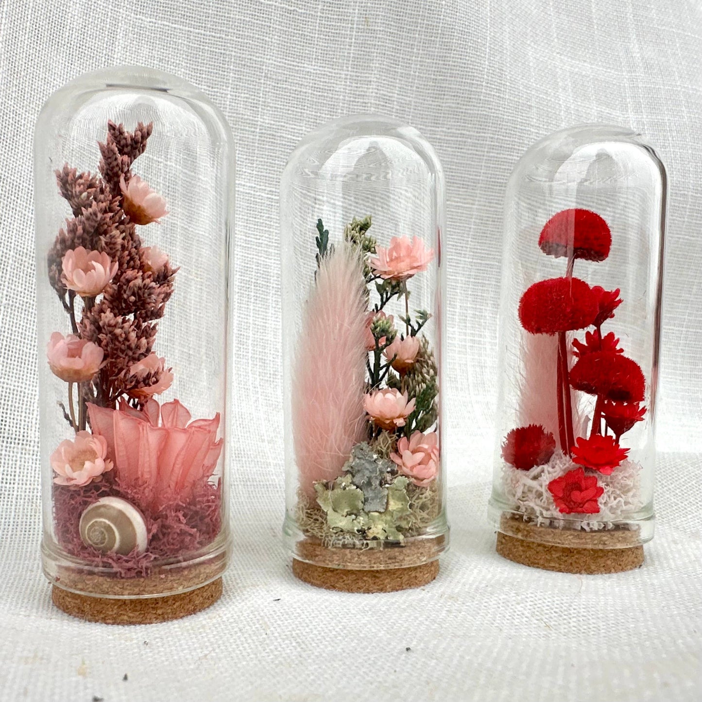 Mini Terrarium Floral Apothecary Jar