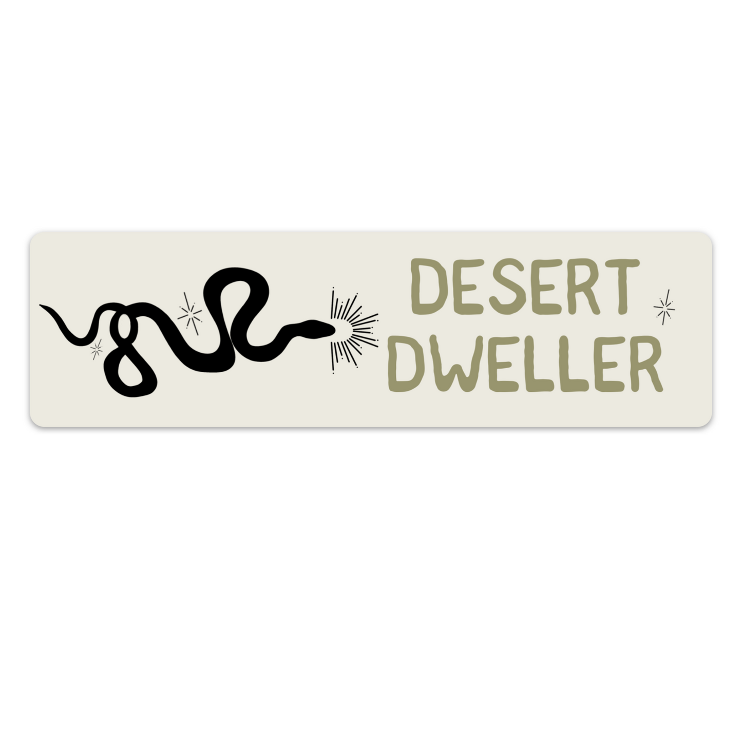 Desert Dweller Bumper Sticker