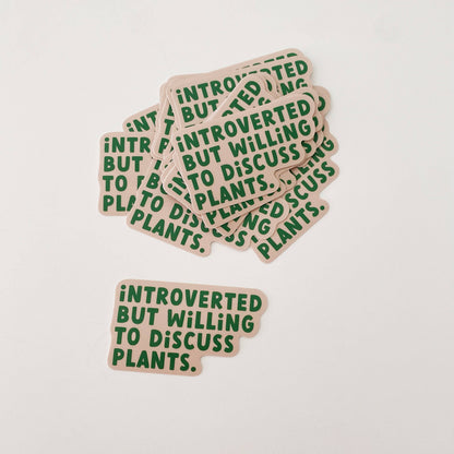 Introverted Sticker