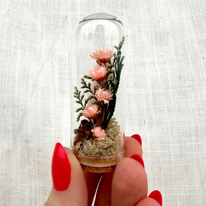 Mini Terrarium Floral Apothecary Jar
