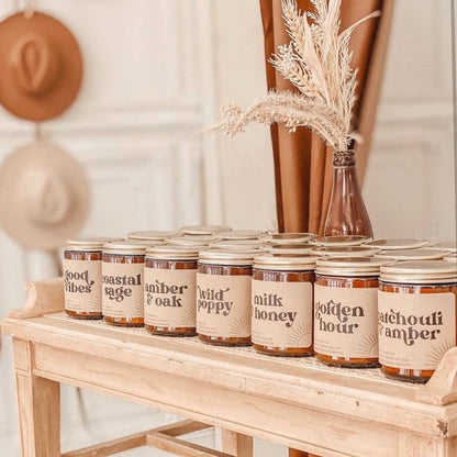 Dream Weaver - Boho candle - lavender coconut wax candle 